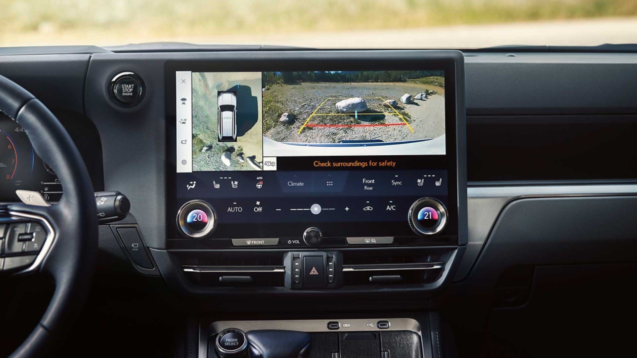 The Lexus GX interior